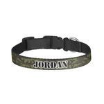 Green Camo Dog Collar - Large (Personalized)