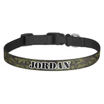 Green Camo Dog Collar (Personalized)