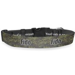 Green Camo Deluxe Dog Collar (Personalized)