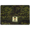 Green Camo Dog Food Mat w/ Name or Text