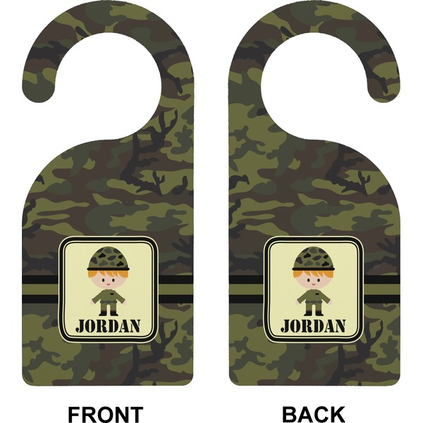 Green Camo Door Hanger (Approval)