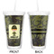 Green Camo Double Wall Tumbler with Straw - Approval