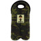 Green Camo Double Wine Tote - Front (new)