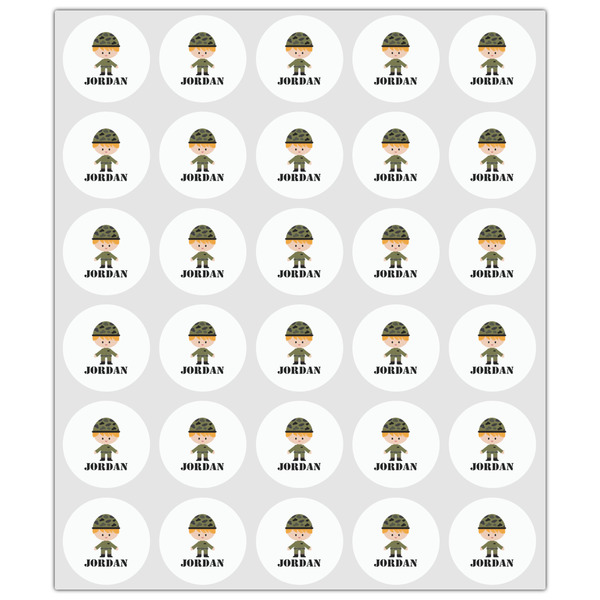 Green Camo Drink Topper - XSmall - Set of 30