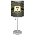 Green Camo Lamp with Drum Shade (Personalized)