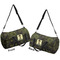 Green Camo Duffle bag large front and back sides