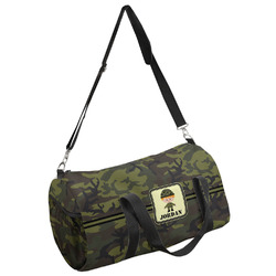 Green Camo Duffel Bag - Large (Personalized)