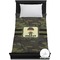 Green Camo Duvet Cover - Twin (Personalized)