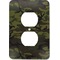 Green Camo Electric Outlet Plate