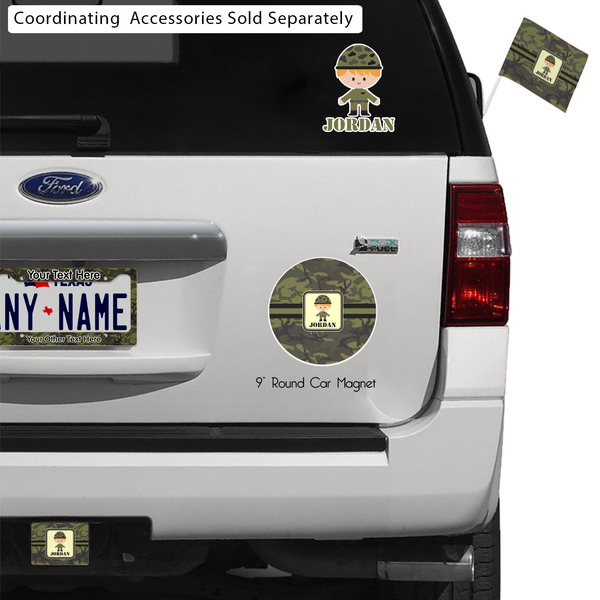 Green Camo Exterior Car Accessories