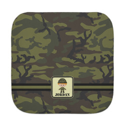 Green Camo Face Towel (Personalized)