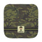 Green Camo Face Cloth-Rounded Corners