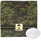 Green Camo Wash Cloth with soap