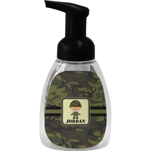 Green Camo Foam Soap Bottle