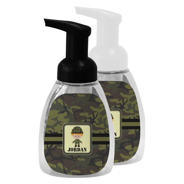 Green Camo Foam Soap Bottles - Main