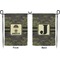Green Camo Garden Flag - Double Sided Front and Back