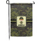 Green Camo Small Garden Flag - Single Sided w/ Name or Text