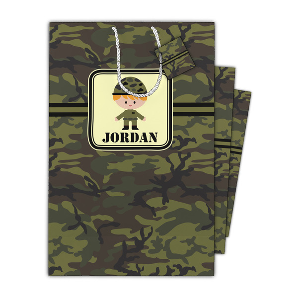 Green Camo Gift Bags - Parent/Main