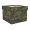 Green Camo Gift Boxes with Lid - Canvas Wrapped - Large - Front/Main
