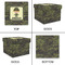 Green Camo Gift Boxes with Lid - Canvas Wrapped - Medium - Approval