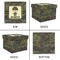 Green Camo Gift Boxes with Lid - Canvas Wrapped - Small - Approval