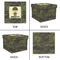 Green Camo Gift Boxes with Lid - Canvas Wrapped - XX-Large - Approval