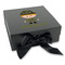 Green Camo Gift Boxes with Magnetic Lid - Black - Front (angle)