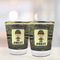 Green Camo Glass Shot Glass - with gold rim - LIFESTYLE