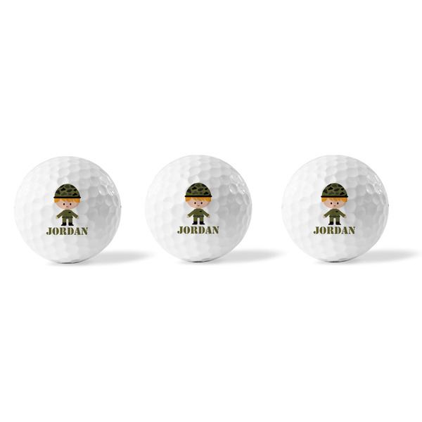 Green Camo Golf Balls - Generic - Set of 3 - APPROVAL