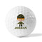 Green Camo Golf Balls - Generic - Set of 3 - FRONT