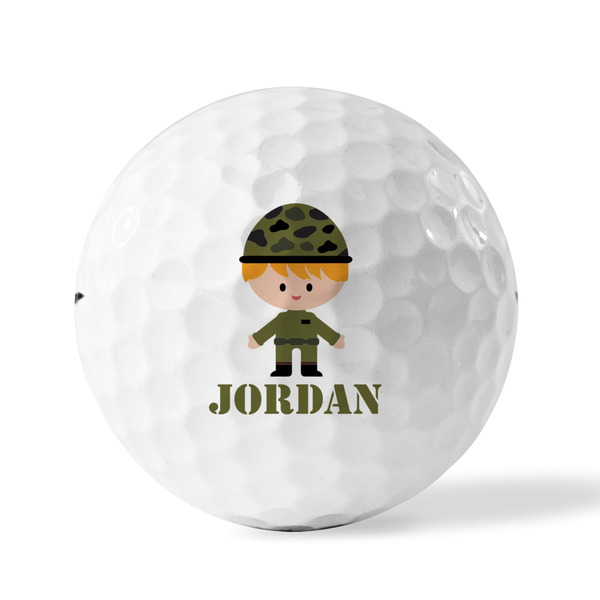 Green Camo Golf Balls - Titleist - Set of 3 - FRONT