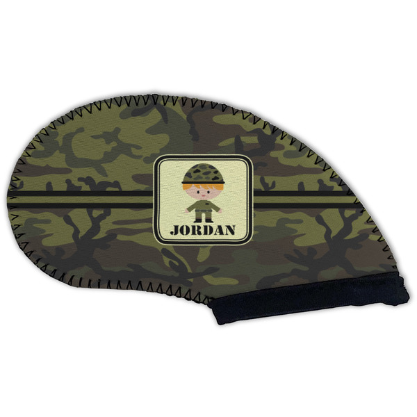Green Camo Golf Club Covers - BACK