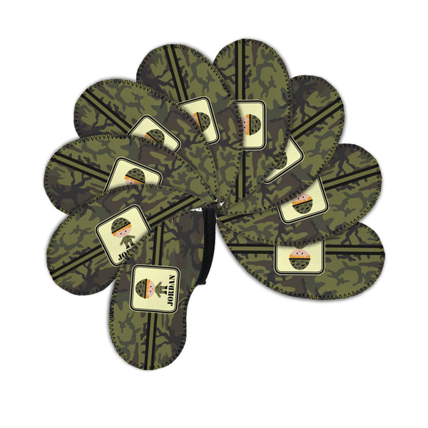 Green Camo Golf Club Covers - PARENT/MAIN (set of 9)