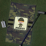 Green Camo Golf Towel Gift Set (Personalized)