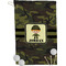 Green Camo Golf Towel (Personalized)