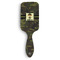 Green Camo Hair Brush - Front View