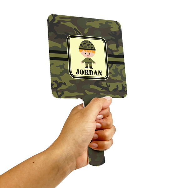 Green Camo Hand Mirrors - Alt View
