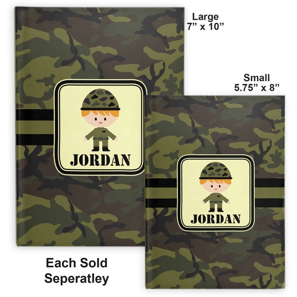 Green Camo Hard Cover Journal - Compare