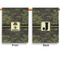 Green Camo House Flags - Double Sided - APPROVAL