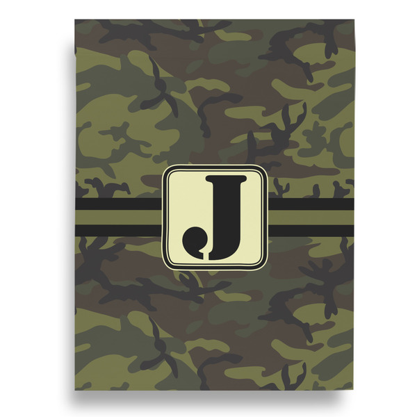 Green Camo House Flags - Double Sided - BACK