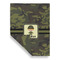 Green Camo House Flags - Double Sided - FRONT FOLDED