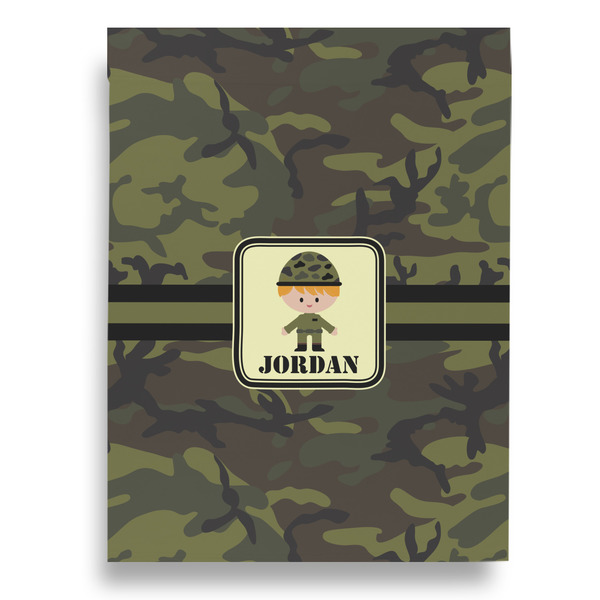 Green Camo House Flags - Double Sided - FRONT