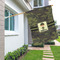 Green Camo House Flags - Double Sided - LIFESTYLE