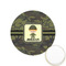 Green Camo Printed Cookie Topper - 1.25" (Personalized)