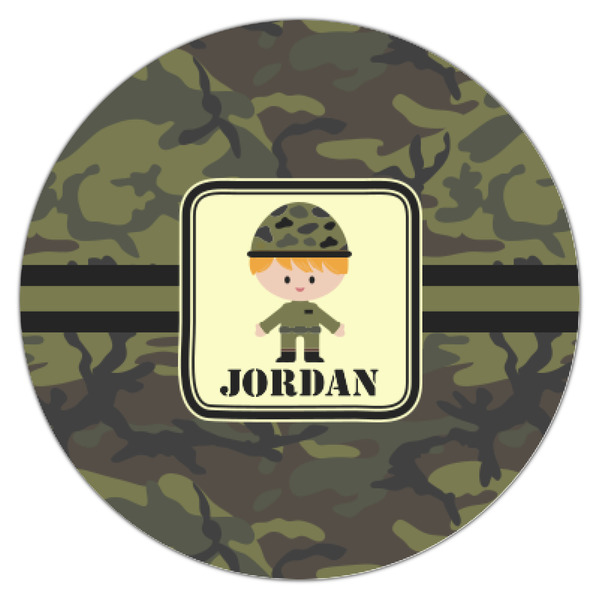 Green Camo Icing Circle - XSmall - Single