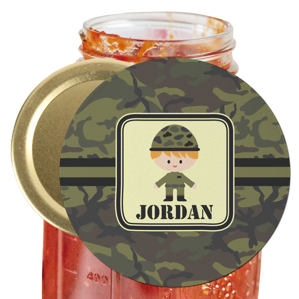 Custom Green Camo Jar Opener (Personalized)