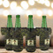Green Camo Jersey Bottle Cooler - Set of 4 - LIFESTYLE