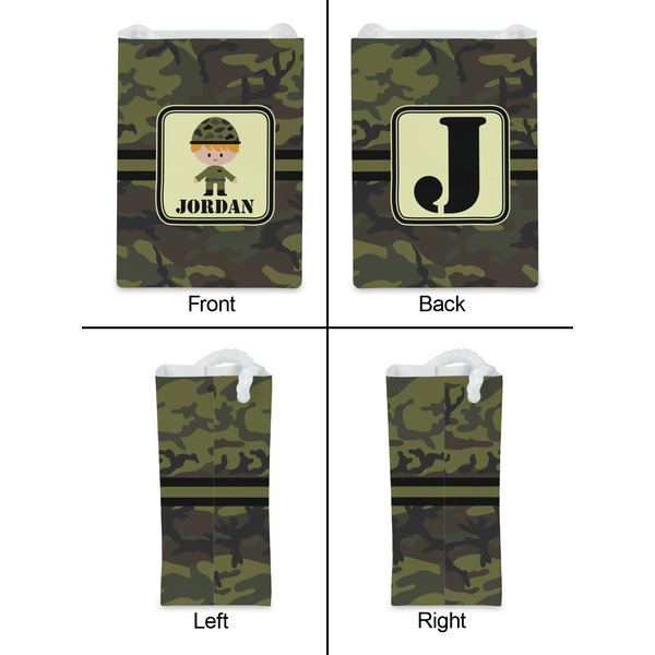 Green Camo Jewelry Gift Bag - Matte - Approval