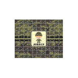 Green Camo 110 pc Jigsaw Puzzle (Personalized)
