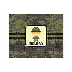 Green Camo 500 pc Jigsaw Puzzle (Personalized)